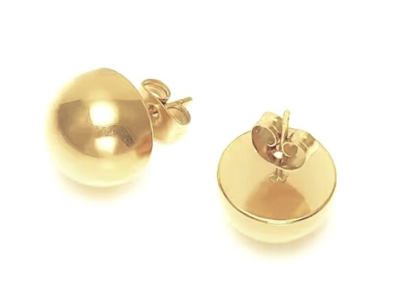 Lila 18K Gold Stainless Steel Studs - Image 2