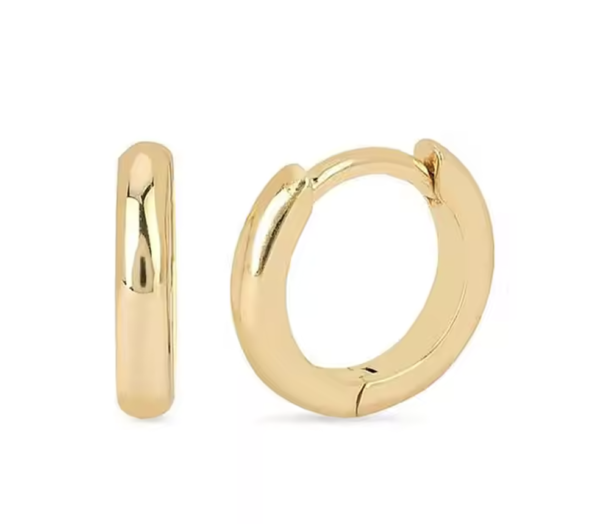 Sia 16K Gold Huggie Hoops