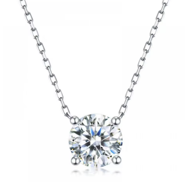 Stella Silver Necklace with Zircon Stone