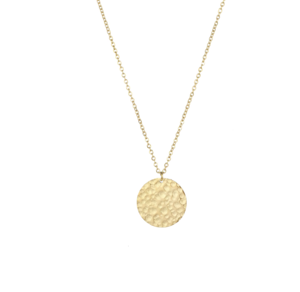 Emma 14K Gold Disc Necklace